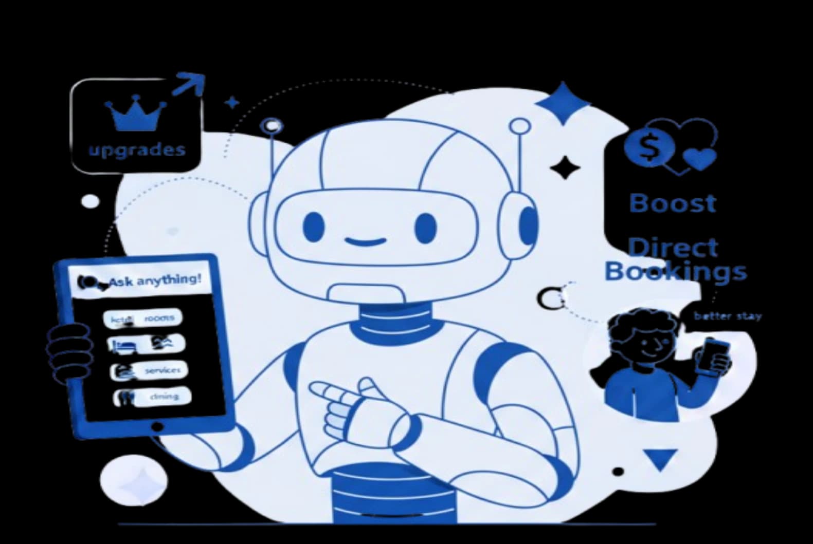 The Concierge Guest Assistant Illustration